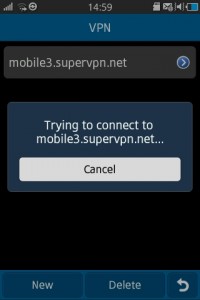 samsung wave pptp vpn settings